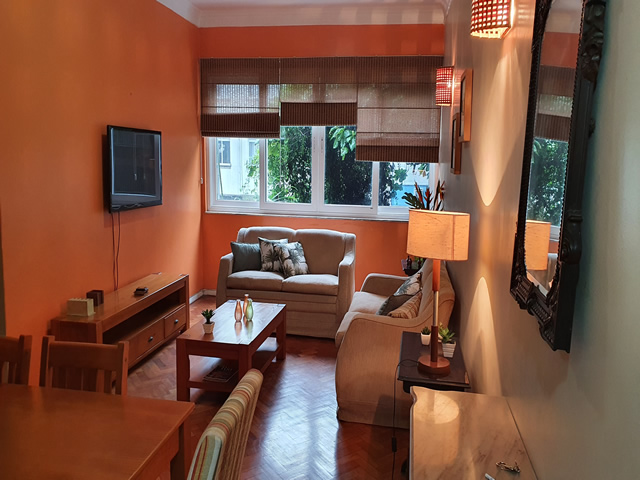 Rio de janeiro,  Apartamento com sala e 3 quartos, para  aluguel por temporada em Ipanema.